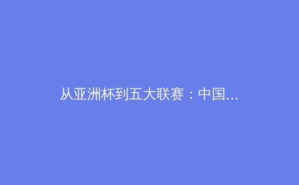 从亚洲杯到五大联赛：中国足球的寒冬与欧洲足坛的技术革命 - 2